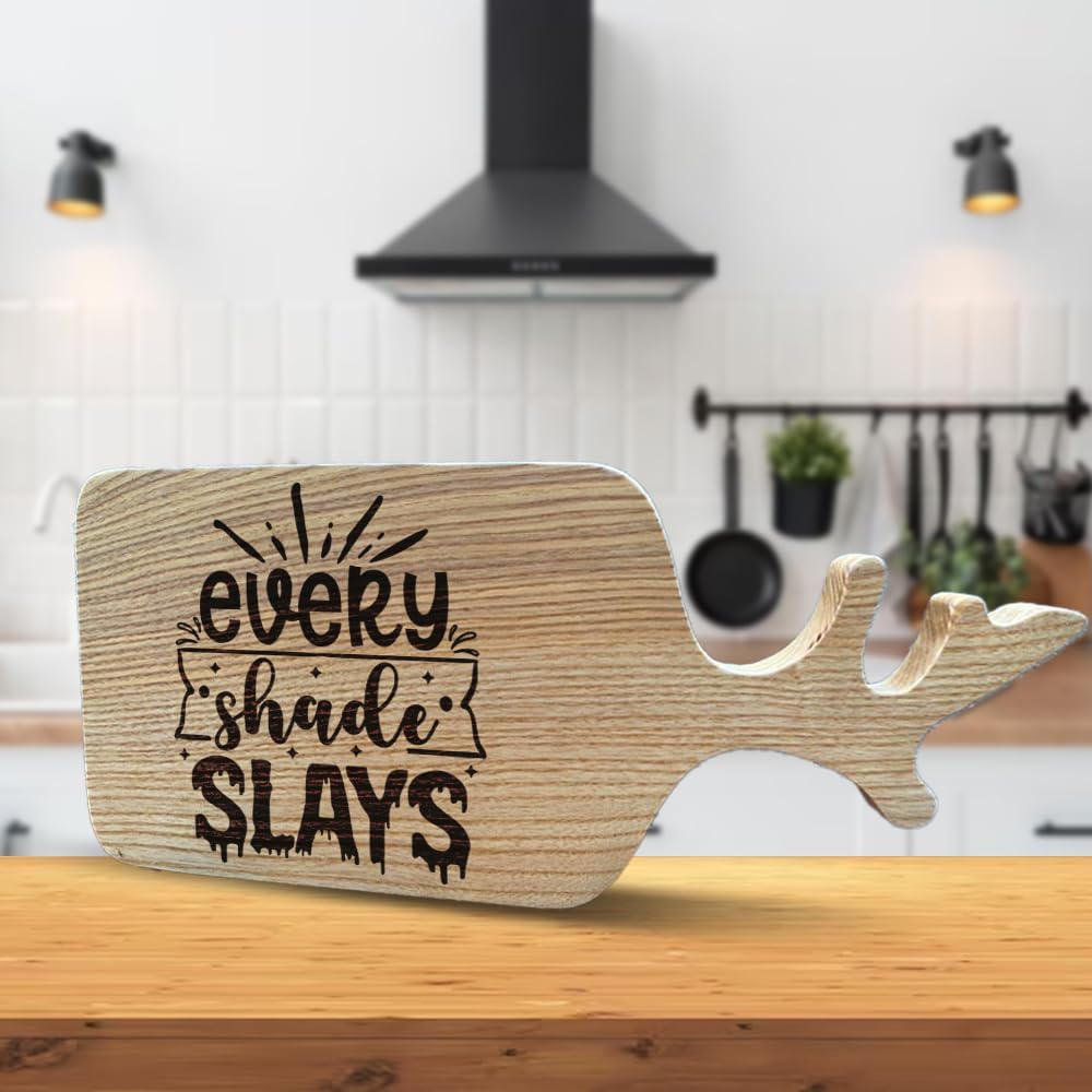 Every Shade Slays Women's Day Mother's Day Engraved Cutting Board