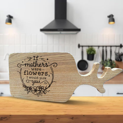 Flower Mother Engraved Cutting Board