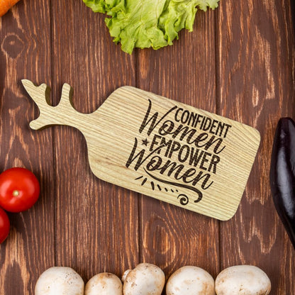 Confident Women Empower Women Mother's Day Engraved Cutting Board