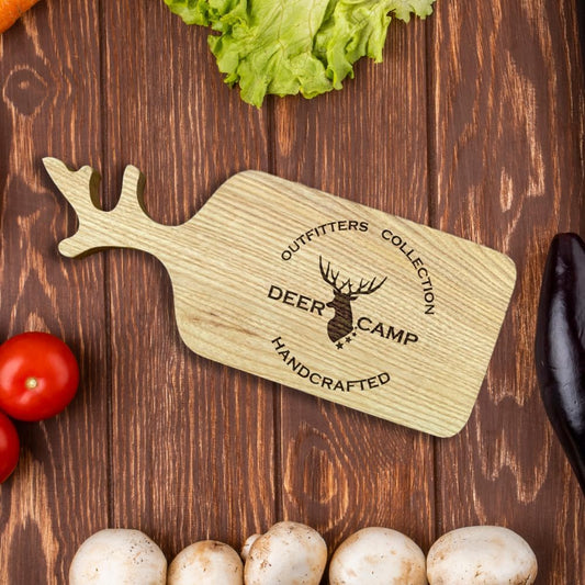 Deer Camp Engraved Cutting Board