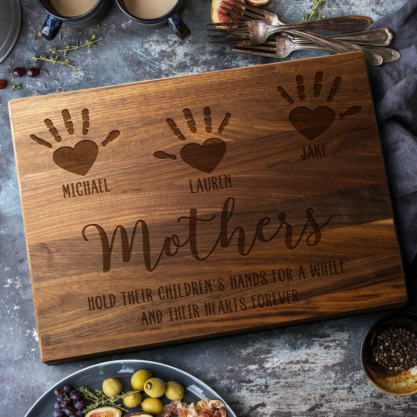 Mothers Day Cutting Boards |Personalized Gifts | Mother's Day Gifts