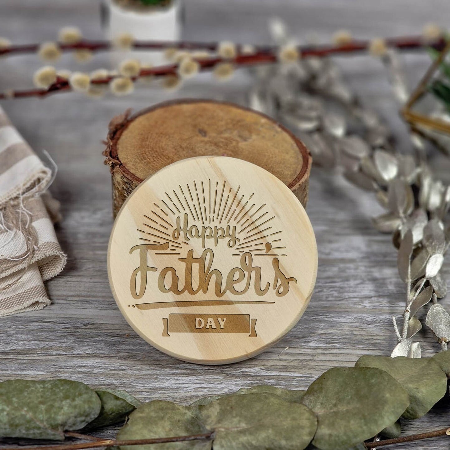 Laser Engraved Coaster 1 | Personalized Gifts | Fathers Day Gifts